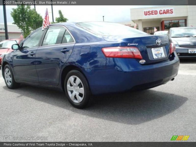Blue Ribbon Metallic / Ash 2007 Toyota Camry LE