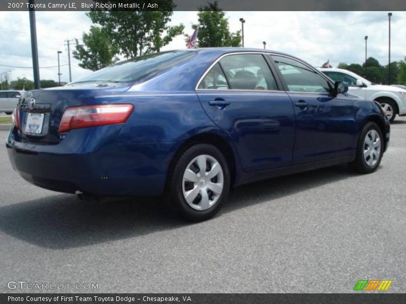 Blue Ribbon Metallic / Ash 2007 Toyota Camry LE