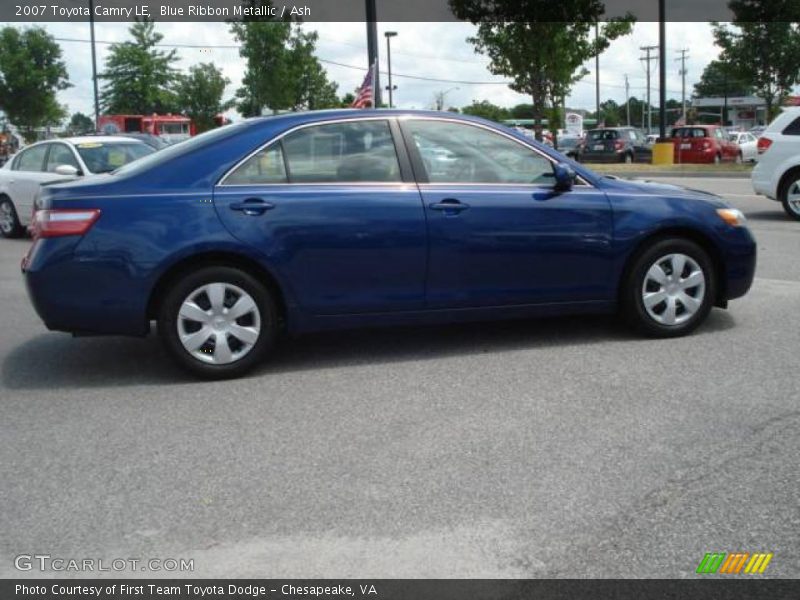 Blue Ribbon Metallic / Ash 2007 Toyota Camry LE