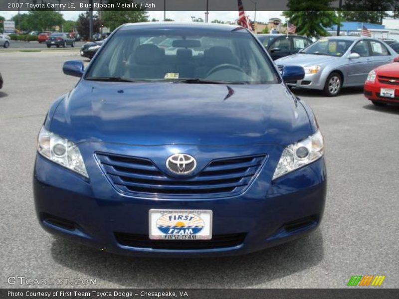 Blue Ribbon Metallic / Ash 2007 Toyota Camry LE