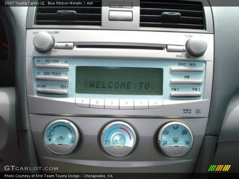 Blue Ribbon Metallic / Ash 2007 Toyota Camry LE