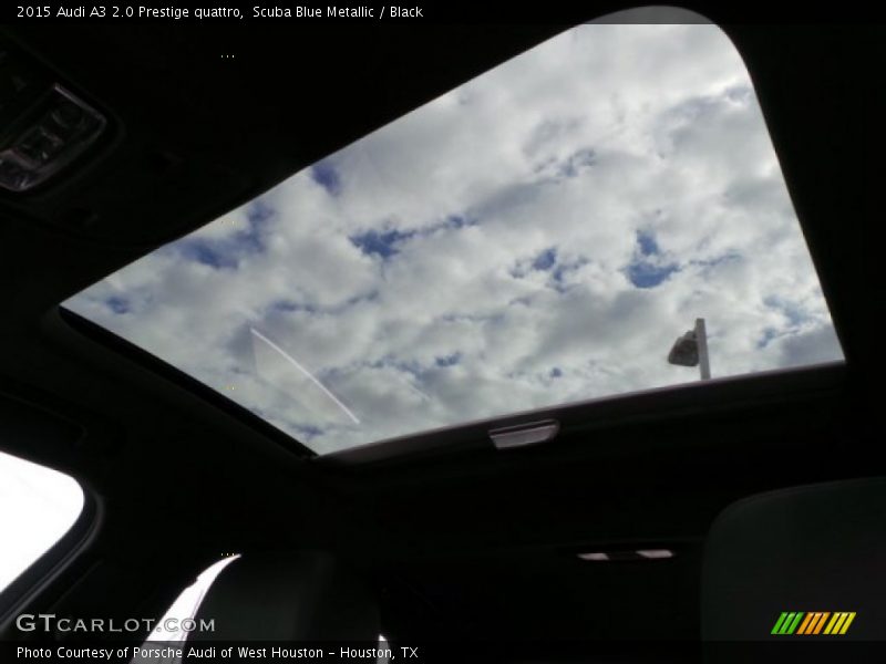 Scuba Blue Metallic / Black 2015 Audi A3 2.0 Prestige quattro