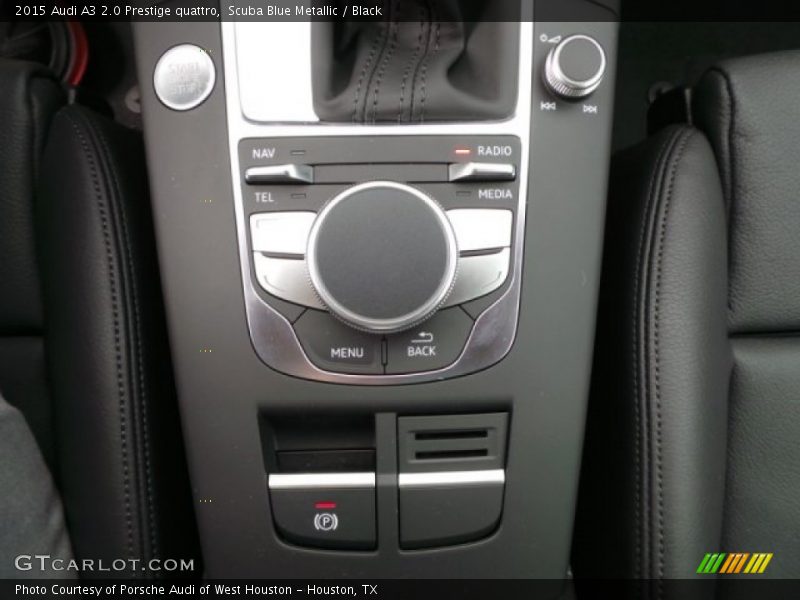 Scuba Blue Metallic / Black 2015 Audi A3 2.0 Prestige quattro
