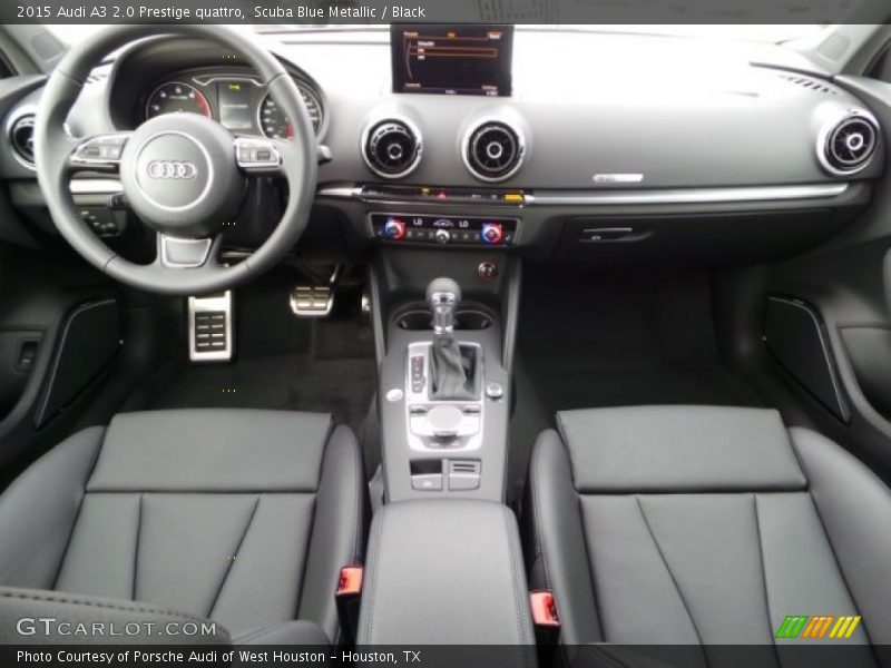 Scuba Blue Metallic / Black 2015 Audi A3 2.0 Prestige quattro