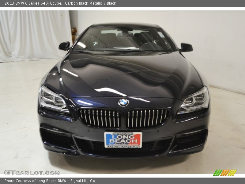 Carbon Black Metallic / Black 2013 BMW 6 Series 640i Coupe