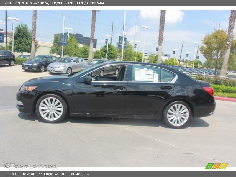 Crystal Black Pearl / Graystone 2015 Acura RLX Advance