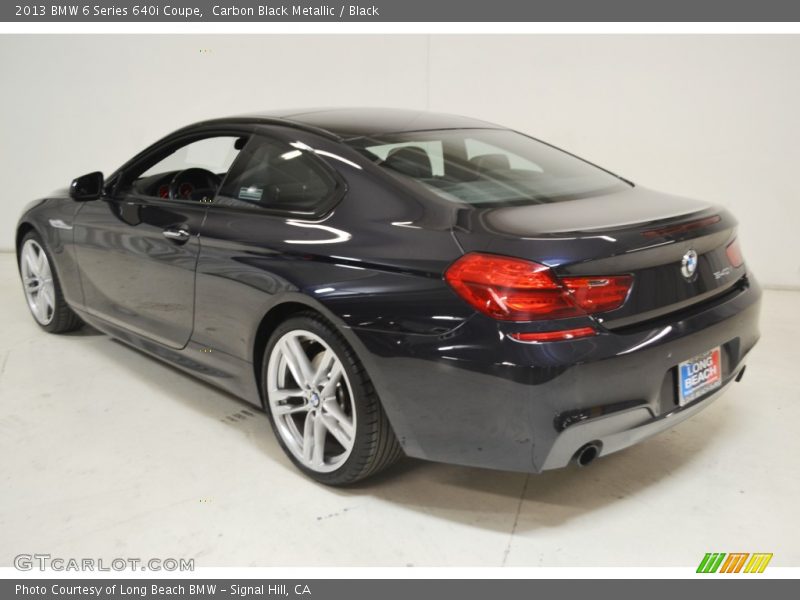 Carbon Black Metallic / Black 2013 BMW 6 Series 640i Coupe