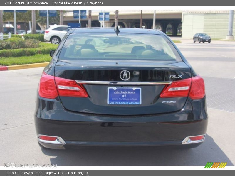 Crystal Black Pearl / Graystone 2015 Acura RLX Advance