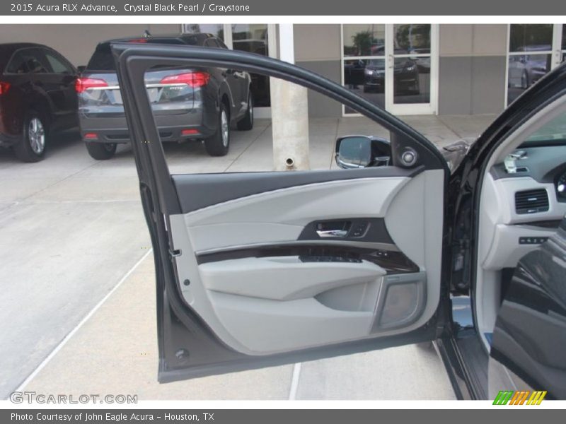 Crystal Black Pearl / Graystone 2015 Acura RLX Advance