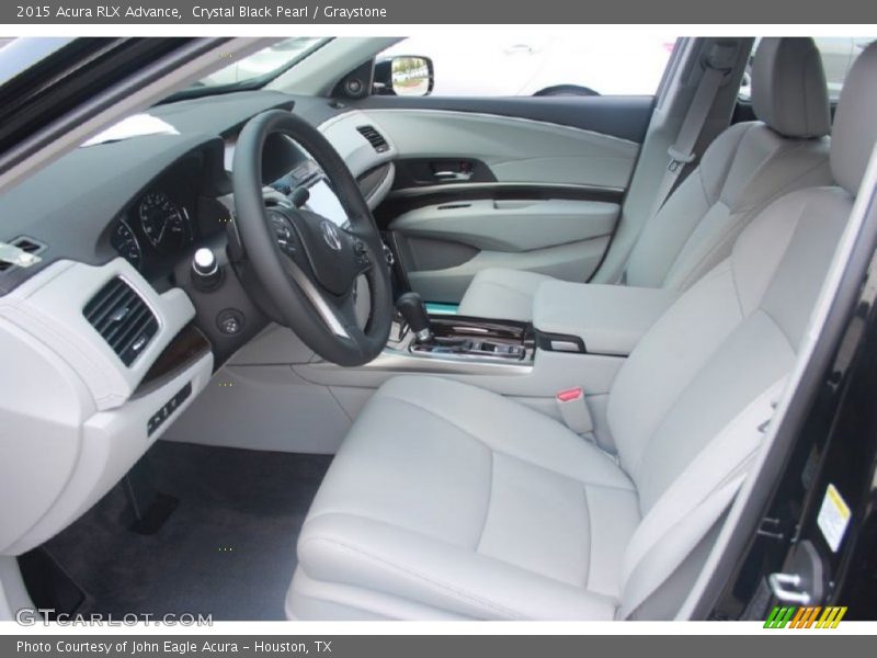 Crystal Black Pearl / Graystone 2015 Acura RLX Advance