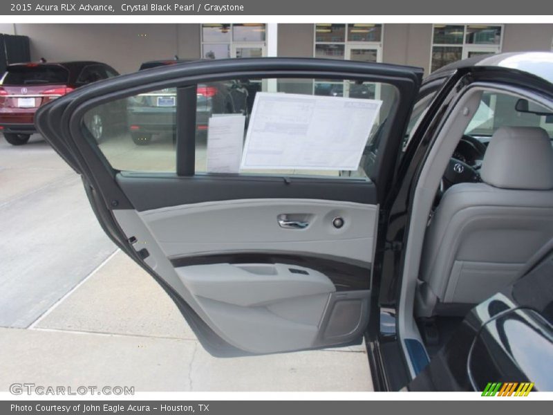 Crystal Black Pearl / Graystone 2015 Acura RLX Advance