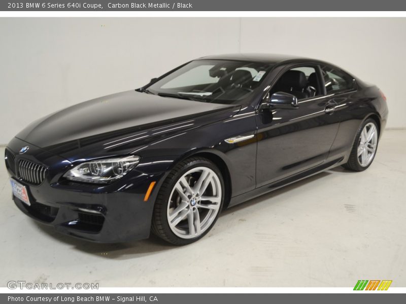 Carbon Black Metallic / Black 2013 BMW 6 Series 640i Coupe