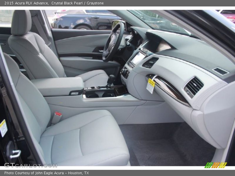 Crystal Black Pearl / Graystone 2015 Acura RLX Advance