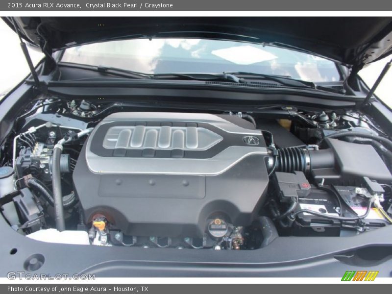 Crystal Black Pearl / Graystone 2015 Acura RLX Advance