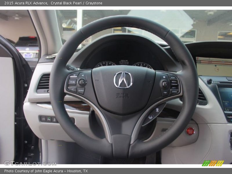 Crystal Black Pearl / Graystone 2015 Acura RLX Advance