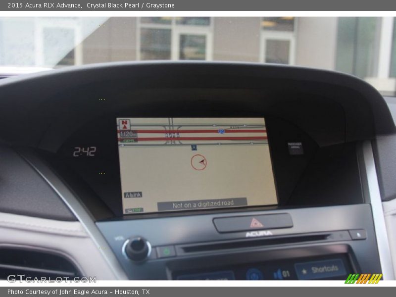 Crystal Black Pearl / Graystone 2015 Acura RLX Advance