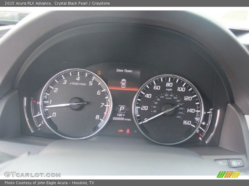 Crystal Black Pearl / Graystone 2015 Acura RLX Advance