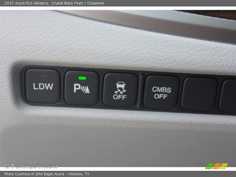 Crystal Black Pearl / Graystone 2015 Acura RLX Advance