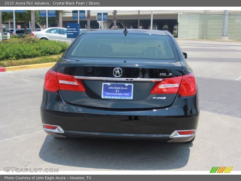 Crystal Black Pearl / Ebony 2015 Acura RLX Advance