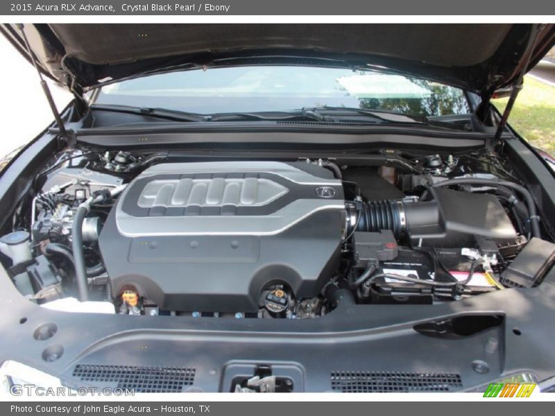 Crystal Black Pearl / Ebony 2015 Acura RLX Advance