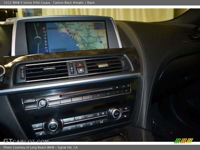 Carbon Black Metallic / Black 2013 BMW 6 Series 640i Coupe