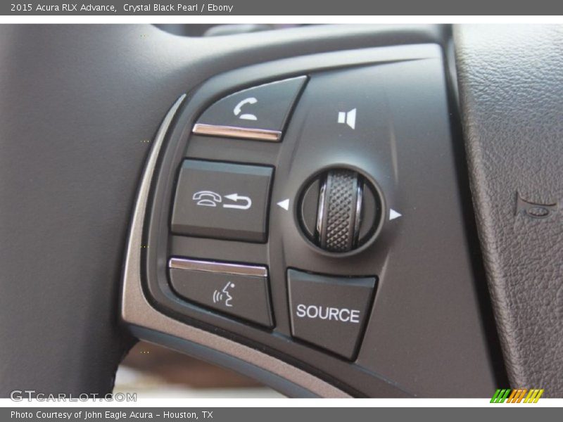 Crystal Black Pearl / Ebony 2015 Acura RLX Advance