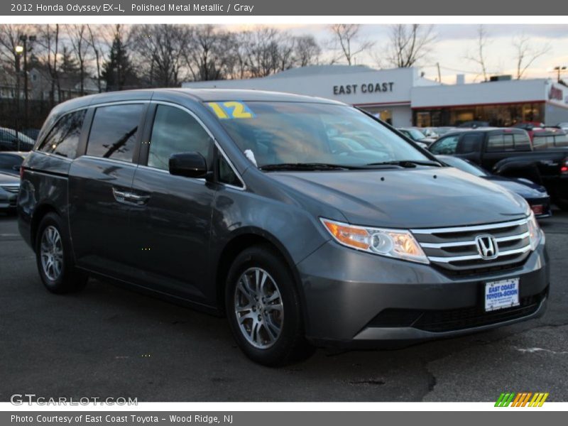 Polished Metal Metallic / Gray 2012 Honda Odyssey EX-L