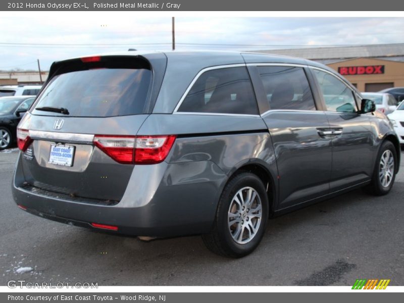 Polished Metal Metallic / Gray 2012 Honda Odyssey EX-L