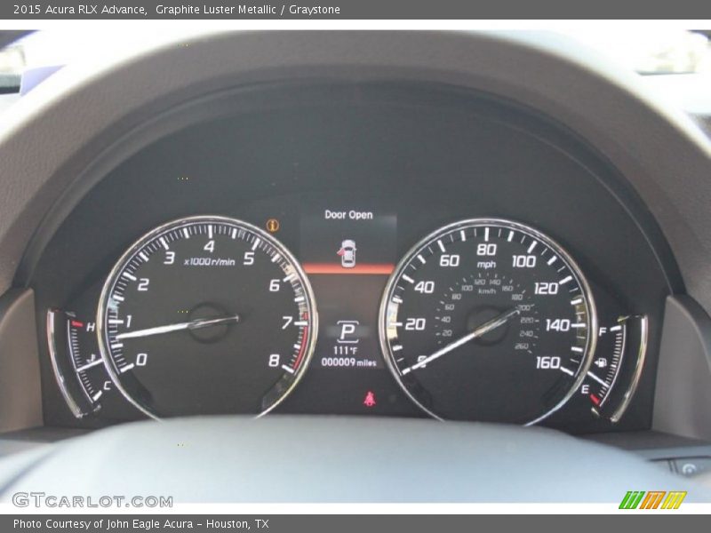 Graphite Luster Metallic / Graystone 2015 Acura RLX Advance