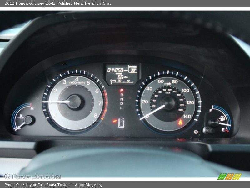 Polished Metal Metallic / Gray 2012 Honda Odyssey EX-L