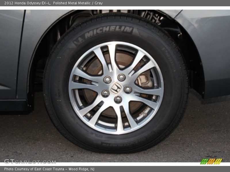 Polished Metal Metallic / Gray 2012 Honda Odyssey EX-L