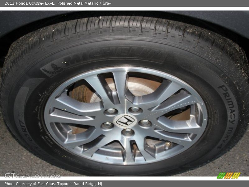 Polished Metal Metallic / Gray 2012 Honda Odyssey EX-L