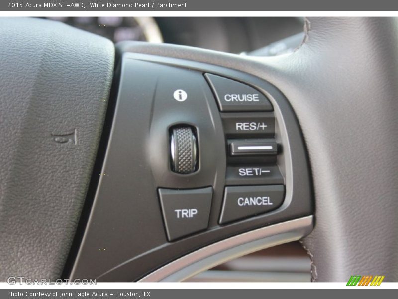 White Diamond Pearl / Parchment 2015 Acura MDX SH-AWD