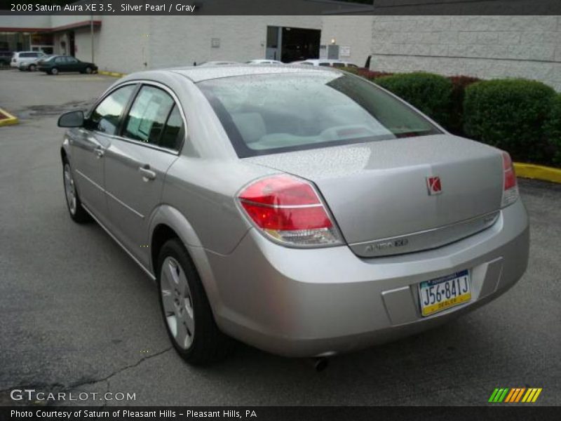 Silver Pearl / Gray 2008 Saturn Aura XE 3.5