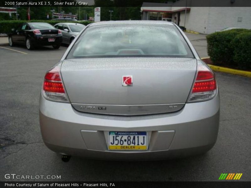 Silver Pearl / Gray 2008 Saturn Aura XE 3.5