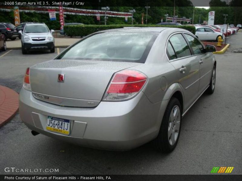 Silver Pearl / Gray 2008 Saturn Aura XE 3.5