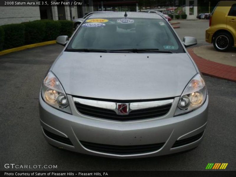 Silver Pearl / Gray 2008 Saturn Aura XE 3.5