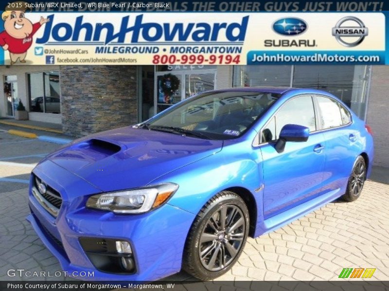 WR Blue Pearl / Carbon Black 2015 Subaru WRX Limited