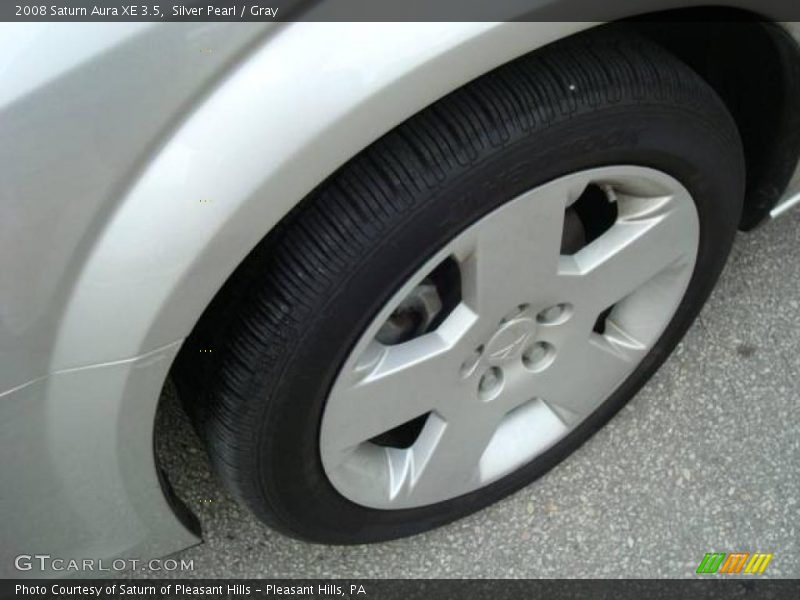 Silver Pearl / Gray 2008 Saturn Aura XE 3.5