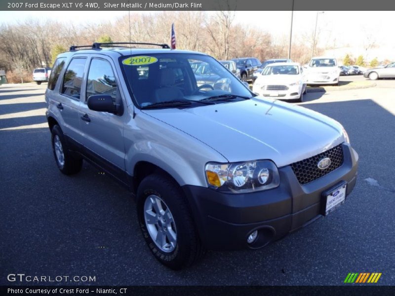 Silver Metallic / Medium/Dark Flint 2007 Ford Escape XLT V6 4WD