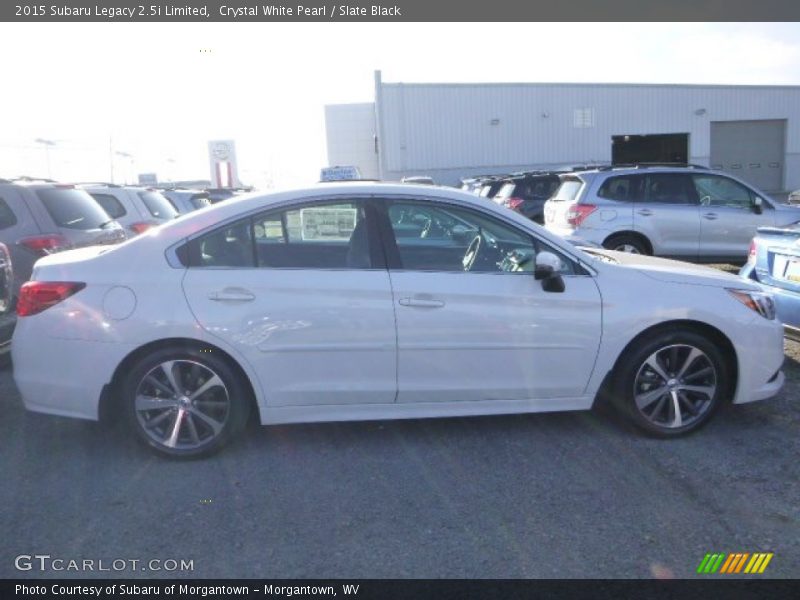 Crystal White Pearl / Slate Black 2015 Subaru Legacy 2.5i Limited