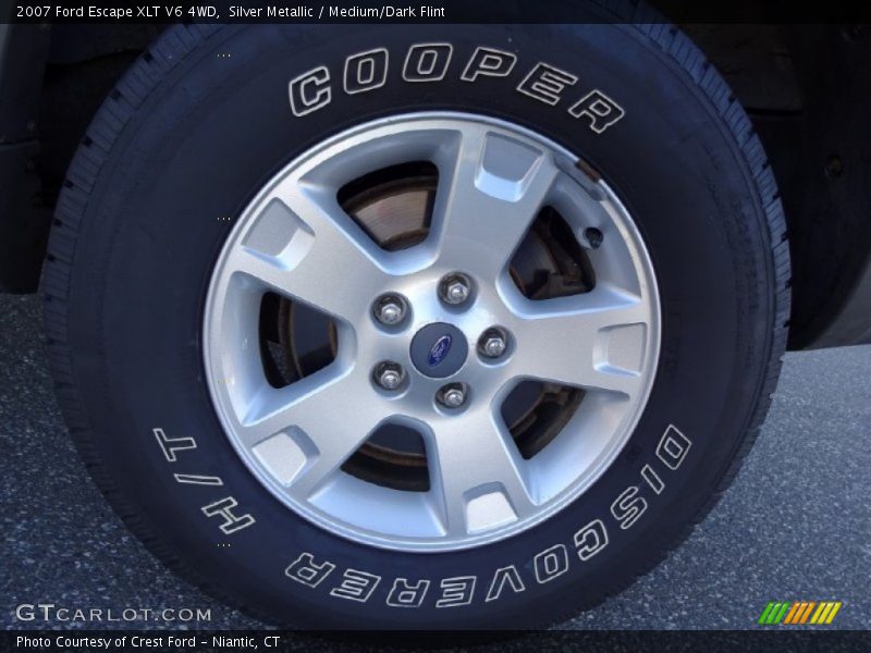 Silver Metallic / Medium/Dark Flint 2007 Ford Escape XLT V6 4WD
