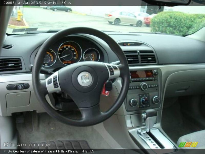 Silver Pearl / Gray 2008 Saturn Aura XE 3.5