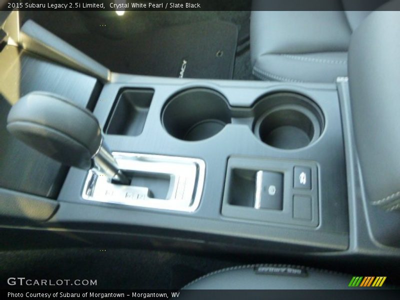 Crystal White Pearl / Slate Black 2015 Subaru Legacy 2.5i Limited