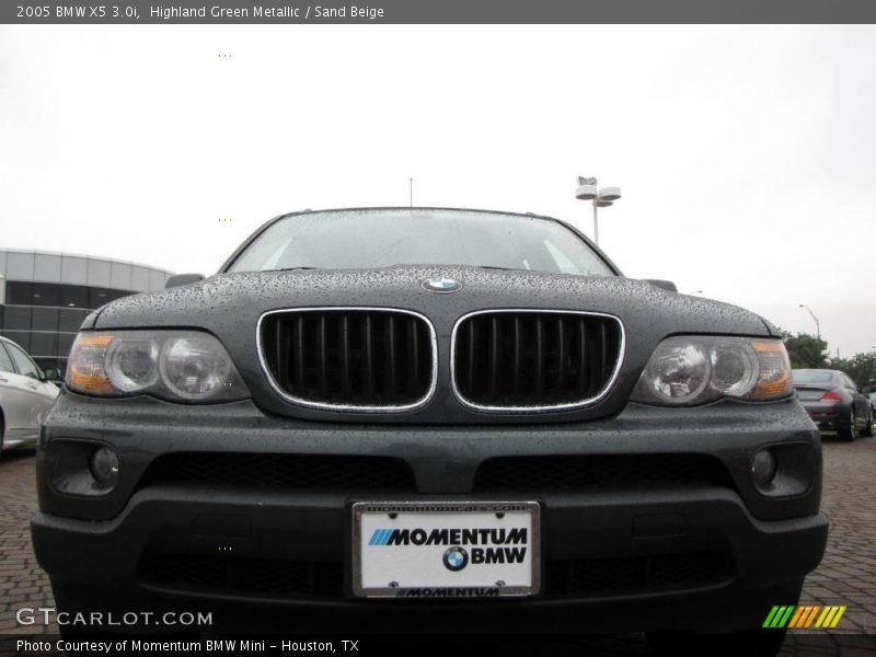 Highland Green Metallic / Sand Beige 2005 BMW X5 3.0i