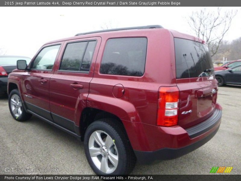Deep Cherry Red Crystal Pearl / Dark Slate Gray/Light Pebble Beige 2015 Jeep Patriot Latitude 4x4