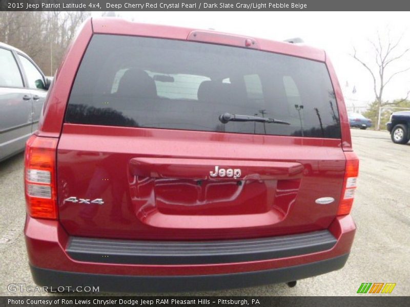 Deep Cherry Red Crystal Pearl / Dark Slate Gray/Light Pebble Beige 2015 Jeep Patriot Latitude 4x4