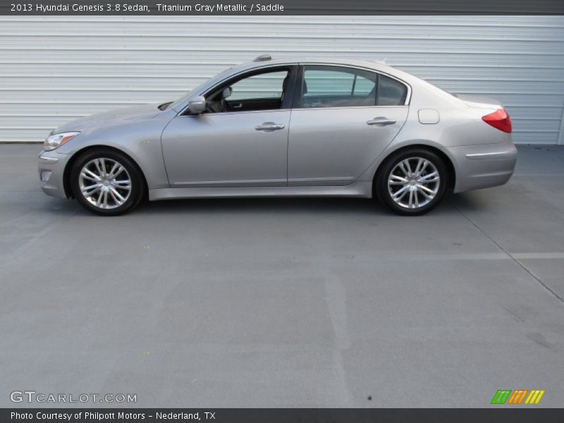  2013 Genesis 3.8 Sedan Titanium Gray Metallic