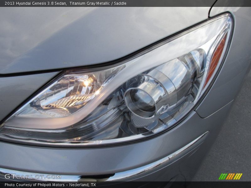 Titanium Gray Metallic / Saddle 2013 Hyundai Genesis 3.8 Sedan
