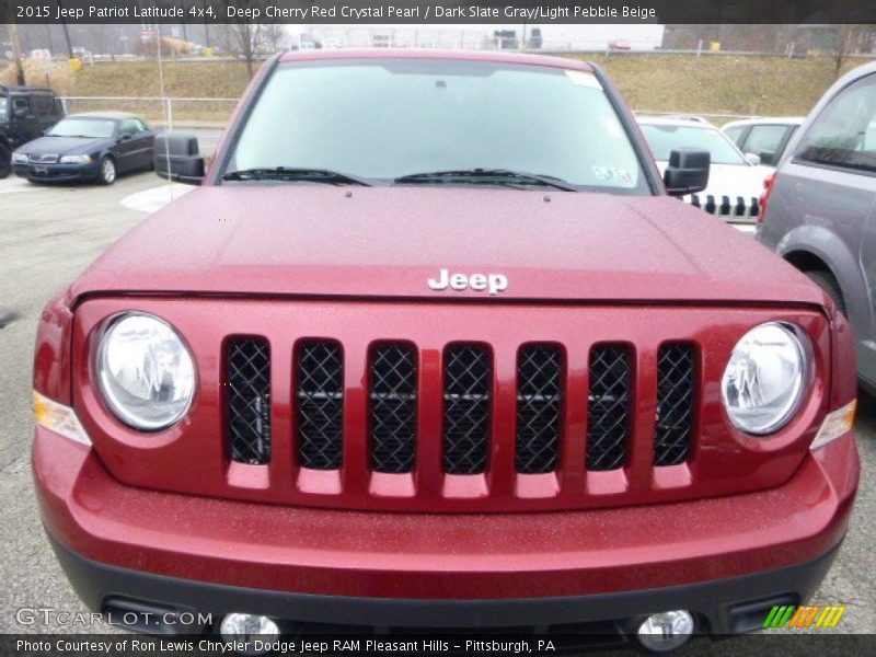 Deep Cherry Red Crystal Pearl / Dark Slate Gray/Light Pebble Beige 2015 Jeep Patriot Latitude 4x4
